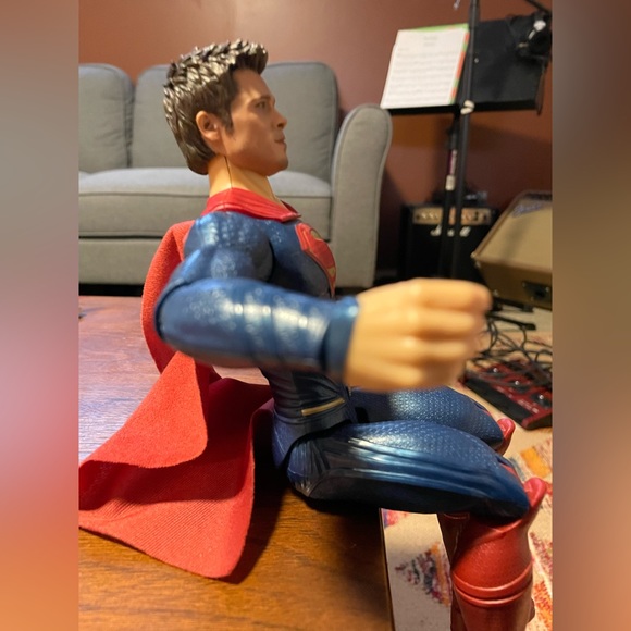 ⚡️ SUPERBRAD Brad Pitt Superman Custom Action Figure Cowabunga Customz ⚡️ - Picture 5 of 5